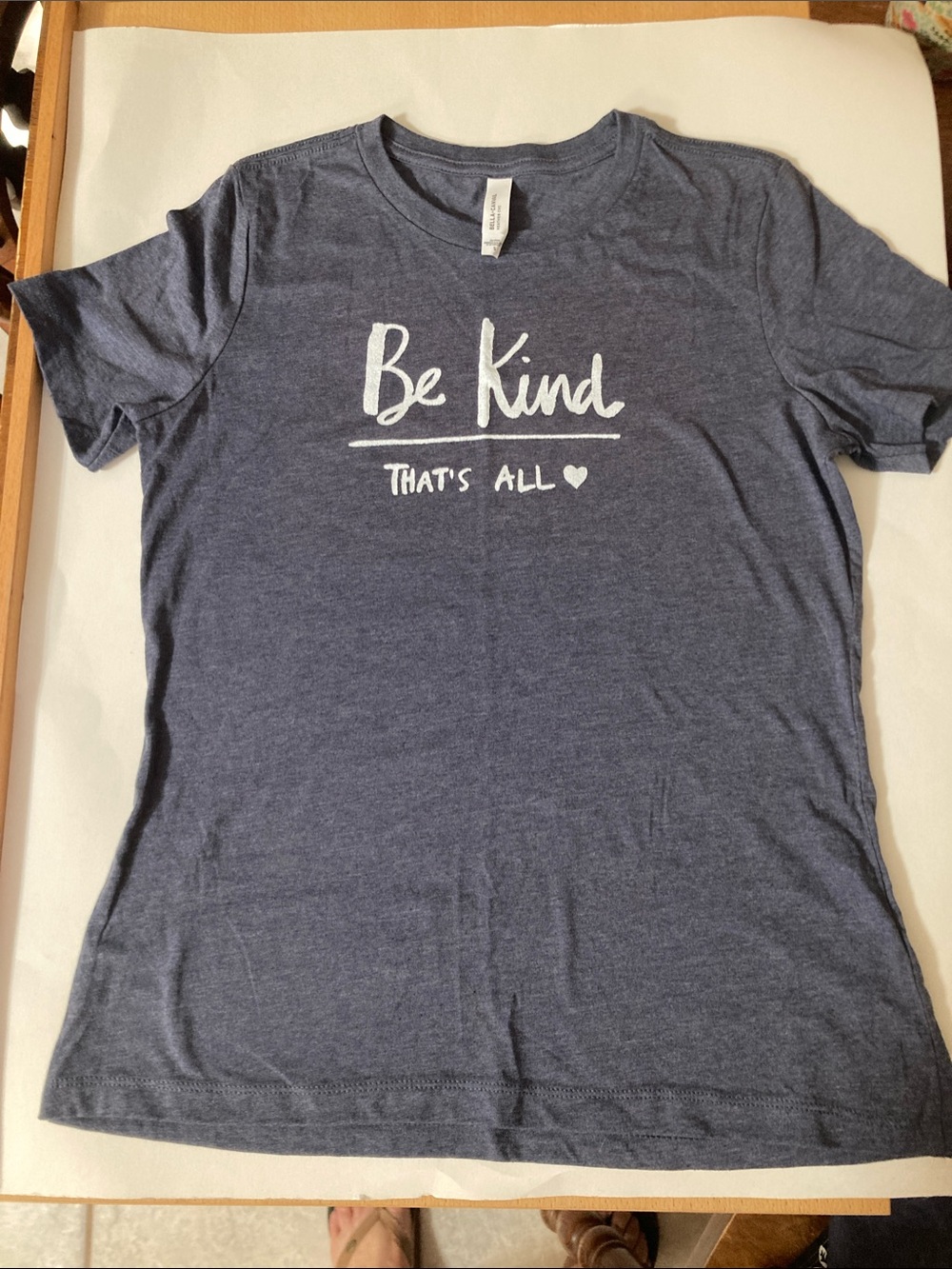 (2) set of 2–Be Kind Short Sleeve Tees- Navy